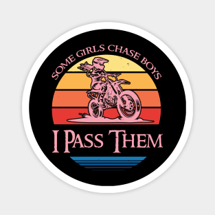 Motocross Bike Motorcycle I pass them boys Magnet